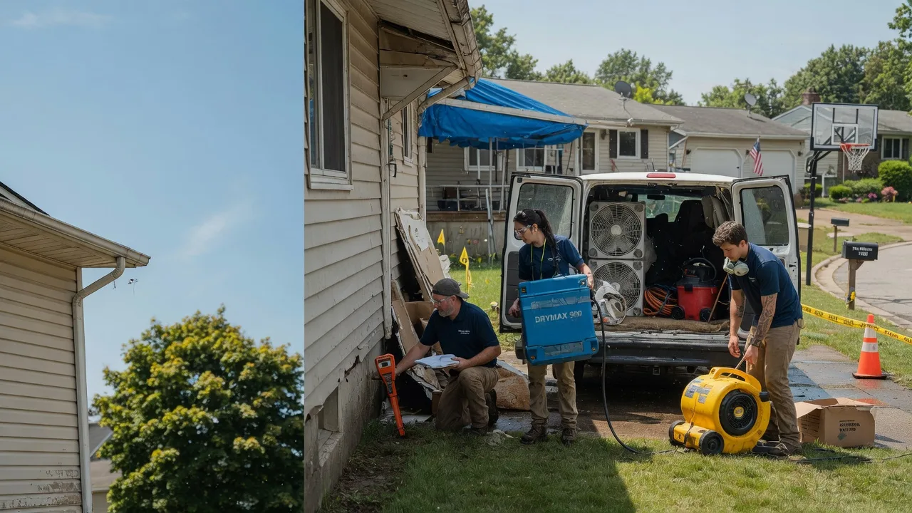 Ceiling Leak Cleanup in Wadsworth, OH near me